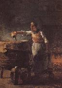 Peasant confect the buck Jean Francois Millet